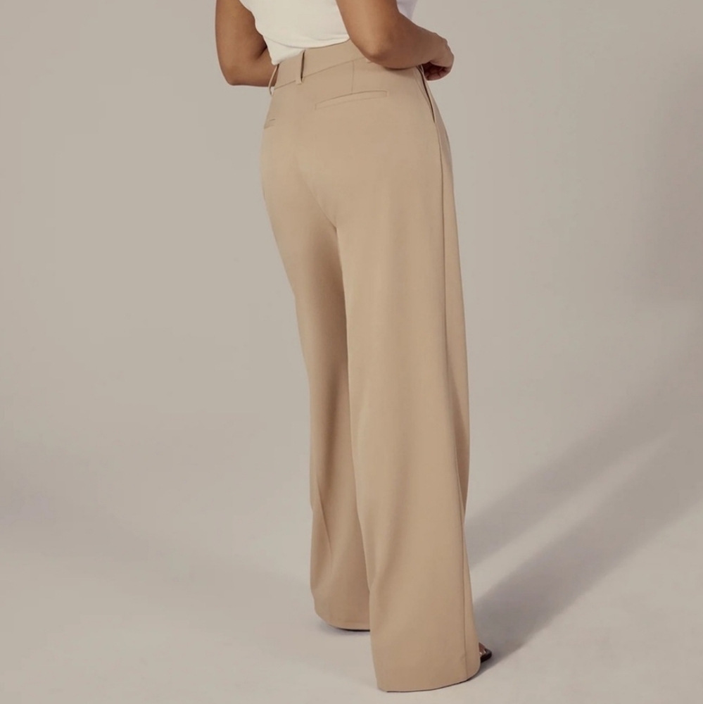 Favorite Daughter Classic Tan Wide Leg Chinos - Picture 5 of 15